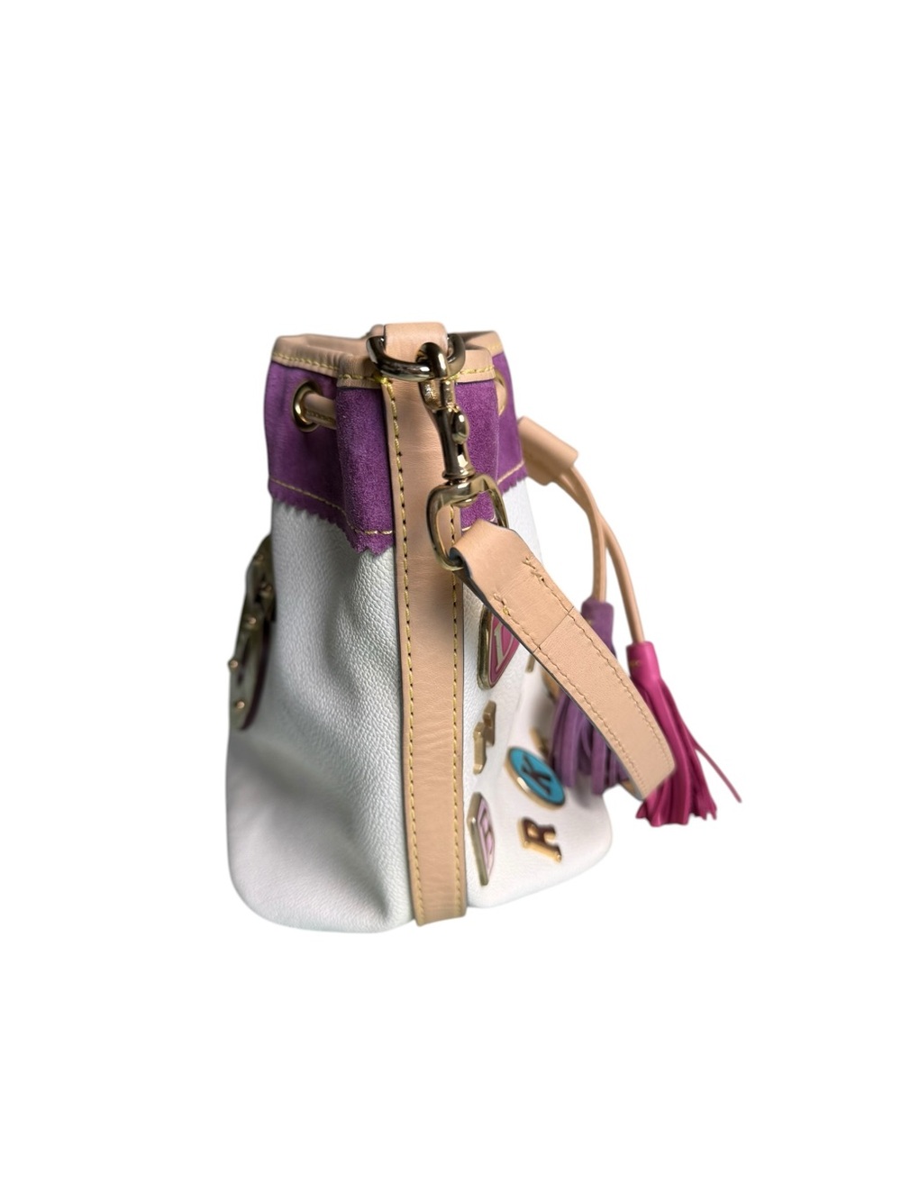 Vintage Dooney & Bourke x Lindsay Lohan Bucket Bag #6 - Picture 9 of 15